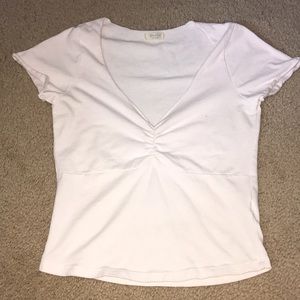 LIGHT PINK CROPPED TEE